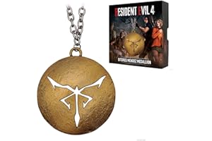 FaNaTtik Resident Evil 4 Bitores Mendez Kolekcjonerski metalowy medalion na łańcuszku