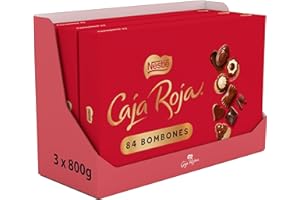 Nestlé Caja Roja Bombones de Chocolate - Bombones 3x800g