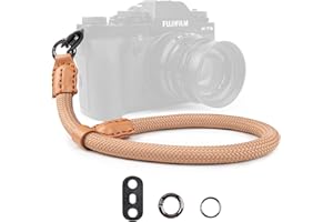 VOVMOEYA Kamera Handschlaufe, Kameragurt aus Seil für Sony Alpha A7 IV A6400 A6000 Canon EOS Fujifilm X100V Nikon DSLR