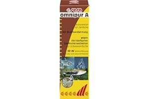 sera omnipur S 50 ml - Medicamento para Peces contra Las Enfermedades más comunes de los Peces Ornamentales en Agua Dulce, Medicina para acuarios