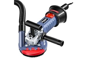 FANZTOOL FANZWORK 1500W Betonschleifer Betonfräse Set, Drehzahlregelbar, inkl. Premium 125mm Diamantschleiftopf, Absaughaube, T-Förmiger Griff - Ideal für Beton, Estrich und Fliesenkleber Schleifen