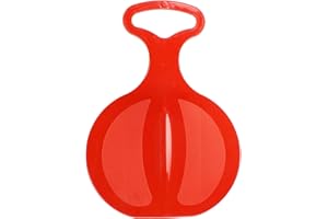 ‎LILENO SPORTS LILENO SPORTS Kinder Poporutscher zum Rodeln (1er Set) - Kunststoff Rutschteller für die ganze Familie - Schlitten Schneerutscher für unvergessliche Wintertage - auch für Erwachsene