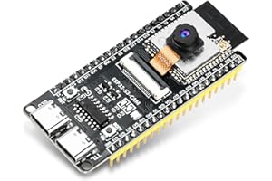 ‎DIYMORE diymore for ESP32 CAM Development Board, for ESP32-S3-WROOM CAM WiFi/Bluetooth, for ESP32-S3-N16R8 DC 5V Dual Core, 2640 Camera TF Card Module