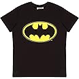 Popgear Boy's Dc Comics Batman Classic Logo Boys T-shirt Black fashion-t-shirts (pack of 1)