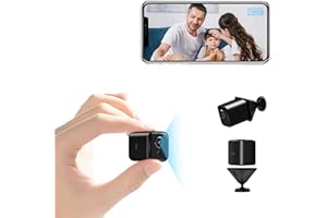 Tiantianle Mini Telecamera Spia Nascosta FULL HD Mini Telecamera WIFI Interno Senza Fili, Microcamera Visione Notturna, Ricaricabile Videocamera Sorveglianza Per Casa