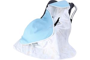 ‎MIRACLE BABY Einschlagdecke Babydecke für Babyschale Kinderwagen Kuscheldecke 90 x 90 cm Waffelstoff Universal Baby Decke für Buggy Autositz