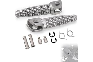 Hokuotolite Reposapiés delantero/conductor para ninja zx6r 2008-2023, zx10r 2008-2010, z1000 2010-2013, z1000 abs 2014-2016, zr800 2013-2015, zr800 2013-2015, zzz. 800 ab. s 2016, z h2 2020-2023