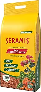 Seramis Ton-Granulat als Pflanzenerden-Ersatz f&uuml;r Topfpflanzen, Gr&uuml;n-, Bl&uuml;hpflanzen und Kr&auml;uter, Pflanz-Granulat, 15 Liter, 730048