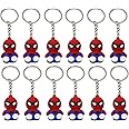 Asera Keyrings for kids Birthday Return Gifts Party favors Take away Gifts (Cartoon Red, 12)
