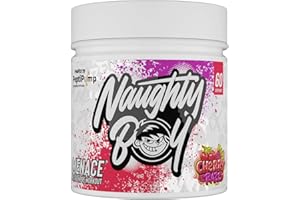 Naughty Boy Menace V2 Pre-Workout Powder - Cherry Razz, MAX Catalyst, CDP Choline & Uridine, Energy, Pump & Focus,420g