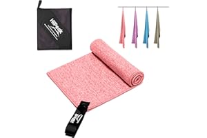 HiiPeak Toallas Microfibra Gimnasio Grandes, Toalla Gimnasio Compactas y de Alta Absorción | Toalla Gym Hombre, Mujer | Ideal para Gimnasio, Viajes y Piscina | Mantenimiento Fácil