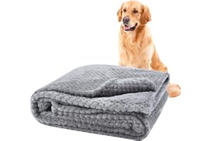 Baodan Dog Cat Blanket Washable, 120 x 100cm Fleece Puppy Pet Blankets for Dogs, Warm and Soft Dog Blankets for Sofa Bed