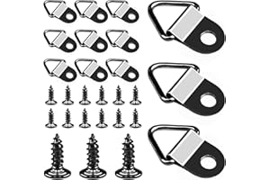 Sinofort 100 Pièces Accroche Tableau Attache Cadre Mural Crochet Tableau Attache Tableau Fixation Tableau pour Accrocher Des Photos Art Mural Décoratives (Noir)