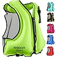 Khroom Aiuto al galleggiamento gonfiabile| Gilet da Snorkeling Gonfiabile | Pesa Solo 400 Grammi | Giubbotto Gonfiabile - Aiu