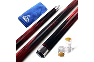 CUESOUL 58" 2 Piece Maple Biliardo Pool Stecche Sticks-19oz