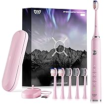 JTF P110 Sonic Electric Toothbrush For Adults With Travel Case, 5 Mode