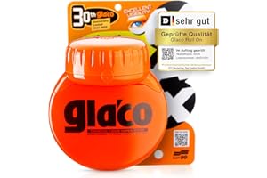‎SHINY FREAKS Soft99 Glaco Roll On Max (300ml) Scheibenversiegelung Auto, Regenabweiser Autoscheiben, Glas Versiegelung, Auto Scheibenversiegelung mit Abperleffekt, Regenabweiser Auto Fenster & Dusche Versiegelung