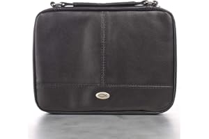 CHRISTIAN ART GIFTS Two-Fold Luxleather Organizer Blk XL