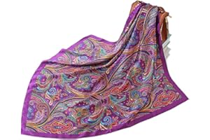 FAIRYGATE Satin Scarf Silky Like Elegant Soft Wraps Ladies Scarves for Women Girls