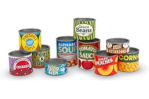 Melissa & Doug – zabawkowy zestaw konserw | zabawa z odgrywaniem ról | zestaw zabawkowy | 3+ | prezent dla chłopca lub dziewczynki