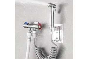 AIVORO Bidet Handbrause Set für Toilette, Bidet Brause, WC Dusche Handbrause Edelstahl Sprühkopf für Dusche Badezimmer Hygiene Toilettenpapier Windelreinigung
