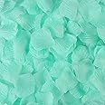 DJBM 1000 Pieces Rose Petals Artificial Flower Petals for Wedding Party Decoration Mint