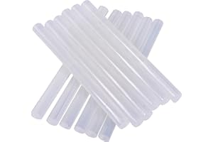 Amtech S1865 Glue Gun Sticks for Hot Melt Crafting, Decorating, Bonding, 12 Pieces, 7mm x 100mm