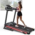 PASYOU Foldable Treadmill for Home - with Bluetooth Connectivity, Compact Treadmill with 15 Pre Programs Heart Rate Monitor Plus 44 Days Free Kinomap Membership