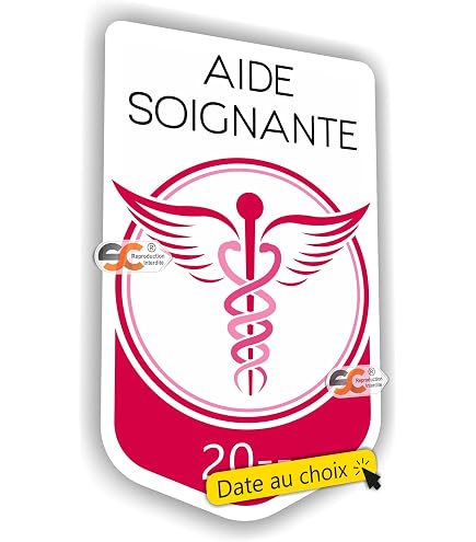 Autocollant Caducée 2026 Pour Pare-brise Intérieur - Dimension 12x7.5 Cm - Vitrophanie - Fabrication Française - 9