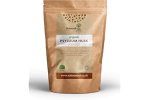 NATURES ROOT Nature’s Root Organic Psyllium Husk Powder - Non-GMO | Natural Source of Soluble Fibre | Fine Milled in India | High Nutritional Value | Resealable Pouch (250g)