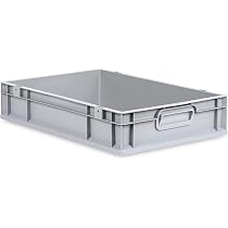 Eurobehälter 600x400x420 Mm – Offene Griffe, Stapelbar, Lebensmittelecht, Robustes PP, Für Lager & Transport