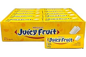 FD FAIRDEAL CASH & CARRY WRIGLEY'S JUICY FRUIT Chewing Gum Bulk Pack - 30 x 10 Pallets - 360g (Juicy Fruit Chewing Gum