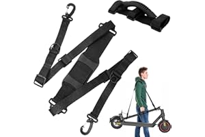 Ainiv Sac de Transport pour Scooter Housse, Sangle D'épaule pour Trottinette, et Poignées, Enfant Scooter électrique Accoudoir, Brake Spiral Cable Protector, Scooter Accessoires pour Xiaomi M365/Pro