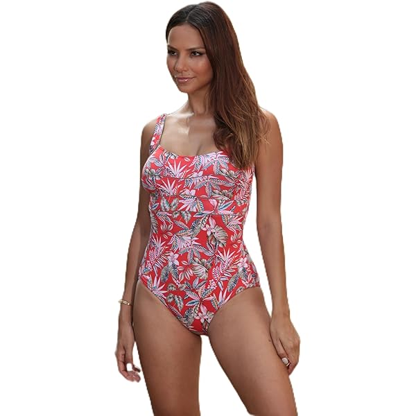 Maillot De Bain Une Pièce Fille – Imprimé Géométrique Coloré – Bretelles Réglables – Taille 6 à 16 Ans