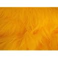 Long Pile Faux Fur Fabric – Gold – 60" Wide – Perfect For Crafts & Apparel