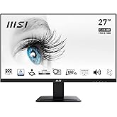 MSI PRO MP273A Monitor 27" IPS FHD (1920x1080), 1ms, 100 Hz, Altoparlanti integrati, Schermo Eye-Friendly, VESA, PIVOT - HDMI