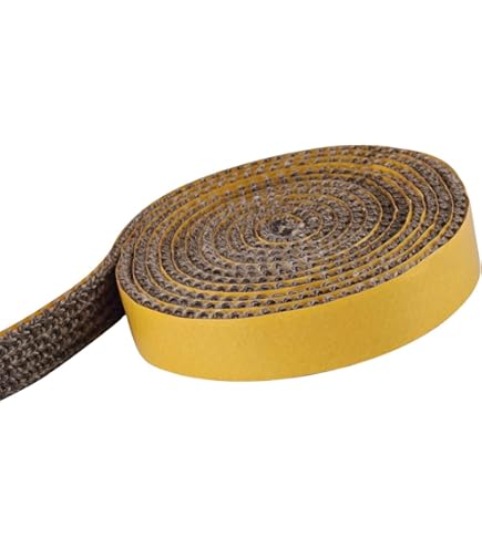 Afdichtband voor open haard, open haard, zelfklevende afdichting voor kachelpijp, schoorsteenverlenging, hittebestendig kachelafdichtsnoer, rookoven, 2 mm × 10 mm × 2 m