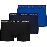 Calvin Klein Men's Boxer Briefs Pack of 3 Low Rise Trunks Underwear