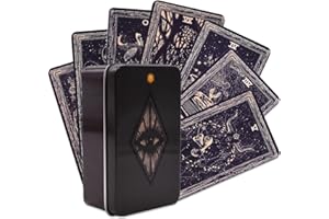BSNRDX Light Visions Tarot Tarot Classic Tarot com Guia Juego De Tablero De Tarot para Adultos Tarot portátil Principiantes