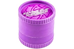 Santa Cruz Shredder Herb and Spice Grinder Made in USA (Purple)