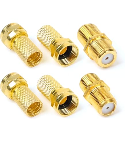 Kit Di Riparazione Per Cavo Sky Q + HD Twin Coax – 4 Connettori F - Foto 5