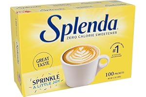 SPLENDA No Calorie Sweetener, Single-Serve Packets (100 Count), 3.5 Ounce