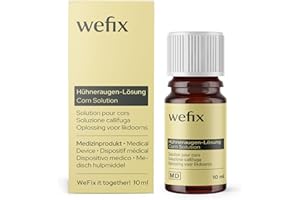WeFix Calli piedi rimozione 10 ml - Callifugo per piedi con pennello - Dispositivo medico da 6 anni in su per calli e duroni - Cura dei piedi