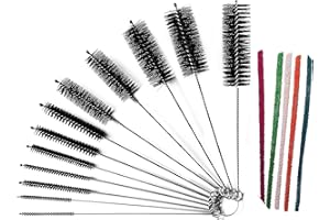 INTERNATIONAL BRANDS EXCESS STOCK TRADING U.K. I BEST U.K Pulitori per tubi, spazzole per la pulizia di piccoli spazi, cannuccia di diverse dimensioni, per finestre, aerografo, detergente per bottiglie Air Up