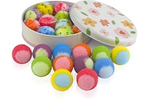 PICKMORA Bath Bombs, 12PCS Bath Bombs for Women Gifts, 100% Essential Oil Natural Organic Fizzy Bath Spa Gift for Kids, Ideal Luxury Home Spa Presents for Birthday, Mother's Day, Valentine's Day