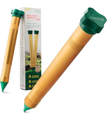 2x ISOTRONIC Maulwurfschreck Vertreiber Abwehr Falle Wühlmaus Maus Tier Ameisen - Foto 12