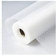 KIMCHOMERSE Drawer Liner, Shelf Liners for Kitchen Cabinet, Waterproof Refrigerator Liners, No Slip Cupboard Mats Non Adhesive Fridge Liner - Clear Dots 12"×78.7" （30x200cm）