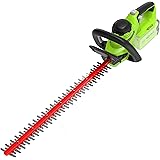 Greenworks G40HT61 Tagliasiepi a Batteria, Lama a Doppia Azione da 61cm, Taglia Rami e Steli Fino a 27mm di Spessore, 2800spm