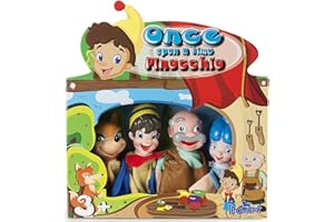 Leomark Marionnettes colorées à Jouer au théâtre - Pinocchio - Accessoires à Jouer au théâtre, Spectacle, Jouet pour Enfants