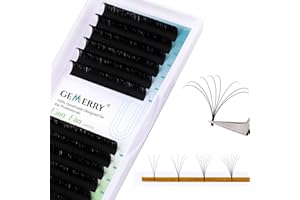 0,07 mm Extension Ciglia Tecnica del Volume Russo D Curl 11mm 2D 3D 4D 5D 6D 8D 10D Seta Naturale Ciuffi Ciglia Individuali per Salone Professionale di GEMERRY (0.07-D curl-11mm)